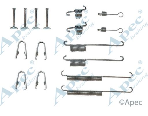 APEC BRAKING Комплектующие, тормозная колодка KIT781